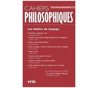 Cahiers Philosophiques N.158 - Les Limites Du Langage