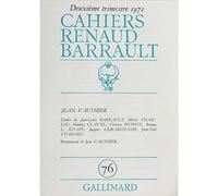 Cahiers Renaud-Barrault N° 76 - Jean Vauthier