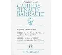 Cahiers Renaud Barrault William Shakespeare - Collectif - Gallimard - broché - Revue