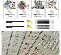 Cahiers Réutilisables.Alphabet,Cursive,Numéros,Dessins.4 Manuels A4 Avec Rainures Premium+2 Stylos Magiques+10 Recharges+2 Correcteurs De Posture Des Doigts