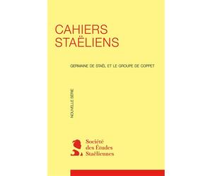 Cahiers staëliens 1995 - Stéphanie Genand - Classiques Garnier - broché - Revue