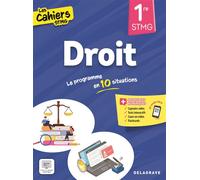 Cahiers STMG Droit 1re STMG (2025) - Pochette élève - Véronique Deltombe - Delagrave - broché - Scolaire / Universitaire