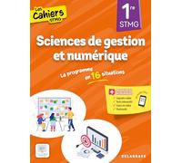 Cahiers STMG Sciences de gestion et numérique 1re STMG (2025) - Pochette élève