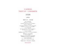 Cahiers Tristan L'Hermite 2001 - Alain Génetiot - Classiques Garnier - broché - Revue