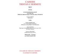 Cahiers Tristan L'Hermite Laurence Grove (Editeur du volume), Alain Genetiot (Collection dirigée par)