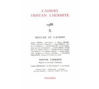 Cahiers Tristan L'Hermite Alain Genetiot (Direction), Collectif (Auteur)