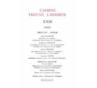 Cahiers Tristan L'hermite N° 23, 2001