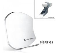 Cahors Bisat G1 Parabole Smc Fibre Blanche + Support G1 Lnb Single G