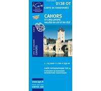 Cahors/Saint-Cirq-Lapopie/Vallee du Lot et du Cele GPS: IGN.2138OT