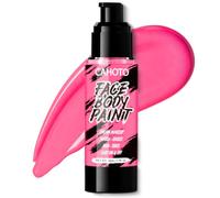 CAHOTO Crème de maquillage rose à base d'eau pour le visage et le corps | Peinture d'Halloween pour licorne, panthère, poupée, sucre, squelette, crâne, clown, fêtes, scène, théâtre, SFX, cosplay