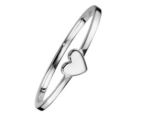 caï Bague 'Herz, Pearl Love' argent, Taille 50