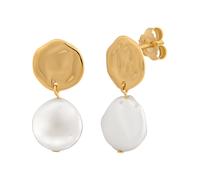 caï Boucles d'oreilles or / blanc perle, Taille One Size