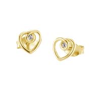 caï Boucles d'oreilles or / blanc, Taille One Size