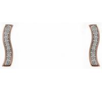 caï Boucles d'oreilles or rose / blanc, Taille One Size