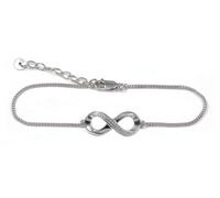 caï Bracelet 'Infinity, sensitive dancer' argent, Taille One Size