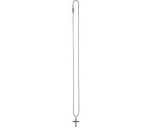 caï Chaîne 'Kreuz' noir / argent, Taille One Size
