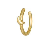 cai love Single Ear Cuff Argent Sterling 925 Plaqué Or Lune Luna Femme NEUF
