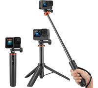 CAI-Mini Trépied Avec Rallonge Pôle Pour Gopro,Perche À Selfie Pour Caméra Sport,Accessoires Pour Gopro,Compatible Avec Go Pro,Insta360 One R/Rs,Dji Osmo Action,Akaso Et Autres Caméras D'Action