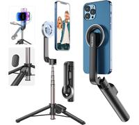 CAI-Trépied Magnétique Pour Selfie Avec Télécommande Bluetooth,Trépied Extensible De 27 Pouces Pour Iphone 15 14 13 12 Pro Max Series,Tous Les Téléphones Android Avec Fonctionnalité Magnétique