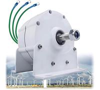 Caibendss Générateur à Aimant Permanent 12 000 W à Faible régime, Moteur électrique à Aimant Permanent NDFEB à Terres rares 600 TR/Min, alternateur CA avec redresseur 12V