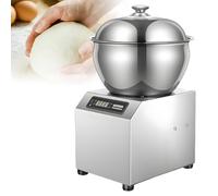 Caibendss Pétrin à pâte en Acier Inoxydable 2200 W, cuve Amovible, capacité de 5/8 kg, avec Fonction de minuterie, adapté aux Restaurants, pizzerias et boulangeries. 5KG