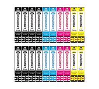 CAIDI 16XL Cartouche d'encre Compatible pour Cartouche Epson 16 XL pour Workforce WF-2510 WF-2750 WF-2760 WF-2660 WF-2650 WF-2630 WF-2540 WF-2530 WF-2010 (8 Noir, 4 Cyan, 4 Magenta, 4 Jaune)