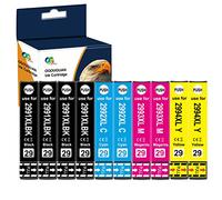 Caidi 29XL Remplacement de Cartouche d'encre Compatible pour Epson 29XL pour Epson Expression Home XP-235 XP-245 XP-247 XP-330 XP-332 XP-335 XP-342 XP-345 XP-430 XP-432 XP-435（10pcs）