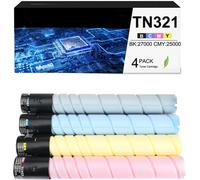 Caidi Cartouche De Toner Compatible Tn-321 Tn321 Remplacement Pour Konica Minolta Bizhub C224 C224E C284 C284E C364 (Tn-321M / A33K350 Magenta:25000 Pages)[ENC944663]