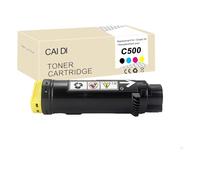 CAIDI Cartouche de Toner Compatible Xerox C500 C505 Séries Jaune 2400 Pages pour Les Imprimantes Laser Couleur Xerox VersaLink C500 C505(1xJaune)