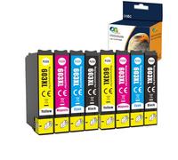 Caidi Cartouche d'encre de Remplacement pour Epson 603XL Compatible avec XP-2100 XP-2105 XP-3100 XP-3105 XP-4100 XP-4105 Workforce WF-2810 WF-2830 WF-2835 WF-2850 (2Noir, 2Cyan, 2Jaune, 2Magenta)
