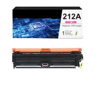 CAIDI Compatible Cartouche De Toner De Remplacement pour HP 212A 212X (avec Puce) Convient à la Cartouche de Toner HP W2120A Cartouche de Toner HP M554DN M555DN M578DN (Magenta)