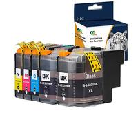 Caidi® LC22UXL Remplacement pour Brother LC22U XL Grande Capacité Cartouches d'encre Compatible avec Brother DCP-J785DW MFC-J985DW Imprimante lot (5 Pack)