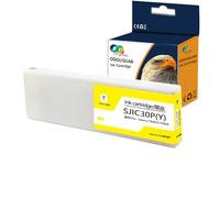 CAIDI SJIC30P Cartouche d'encre Remplacement pour Epson SJIC30P Compatible avec Epson ColorWorks TM-C7500G TM-C7500GE Cartucce d'inchiostro (1 Jaune)
