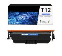 CAIDI T12 Remplacement de Cartouche de Toner Compatible avec Puce pour Canon i-SENSYS X C1333i C1333iF C1333P Imprimante (1 Cyan)