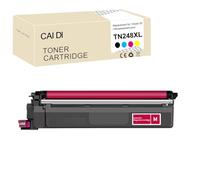 CAIDI TN-248XL TN248 Cartouches de Toner Compatible pour Brother TN-248 TN248XL TN-248BK pour Brother DCP-L3560CDW DCP-L3520CDWE L3520CDW MFC-L3760CDW L3740CDWE L3740CDW (Magenta)