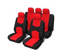 CAIDIS Couvre siège Housses de siège Auto universelles en Polyester pour appuie-têtes Amovibles pour Vector M12 Housses de sieges(Red Full Set)