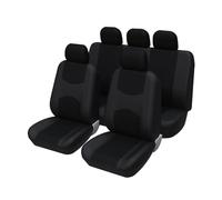CAIDIS Couvre siège Housses de siège Auto universelles en Polyester pour appuie-têtes Amovibles pour Vector M12 Housses de sieges(Black Full Set)