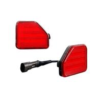 CAIDIS Eclairage arrière Feux Pour Jeep Pour Wrangler JL À Partir 2018, Les Réflecteurs Pare-chocs À LED Fonctionnent Comme Des Feux Arrière/Circulation feux arrière(Red Lens)