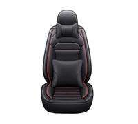 CAIDIS Housses de Siège de Voiture Housse Siège Auto Universelle 3D pour Ford pour Fiesta pour Fusion pour Mondeo pour Taurus pour Mustang pour Territory(L Black Red 5 Seat)
