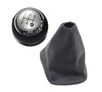CAIDIS Pommeau de Levier Levier Changement Vitesse, Veste Anti-poussière, Guêtre Frein À Main, Pour Toyota Pour Corolla E140 E15 E150 2006 - 2012 Pommeaux de leviers de vitesse(5 speed silver pair)