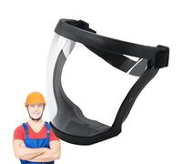 caiduos Masque de Visage Complet, Écran Facial de Protection, Écran Facial Transparent Super Protecteur Réglable Et Réutilisable, Lunette de Protection Travail Anti Buée, pour Adultes