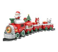 caiduos Train de Noël Locomotive des Fêtes avec Lumières et Sons | Train Jouet Complet Pour Salon, Parc, Intérieur, Extérieur, Garçons, Filles, Maison, Jardin, , Pièce À Vivre