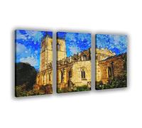 CAIFGQ Poster sur toile Cathédrale de Durham 60 x 90 cm