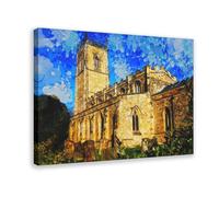 CAIFGQ Poster sur toile de la cathédrale de Durham - Décoration de chambre à coucher - 30 x 45 cm