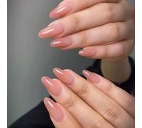 Caiguoer Lot de 24 faux ongles dégradés en forme d'amande pour femmes et filles