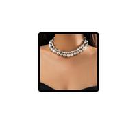 Caiguoer Punk collier réglable exagéré collier collier Choker rond accessoires pour les femmes et les filles (C)