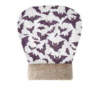Caihoyu Bats in Purple Sac de lit pour chat d'intérieur pour chiot et chat Sac d'hiver confortable semi-fermé