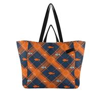 Caihoyu Grands sacs fourre-tout pliables pour la cuisine, les courses, les voyages, les demoiselles d'honneur, les poissons et les carreaux