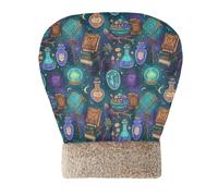 Caihoyu Magic Potions and Books Sac de couchage couvert pour chat chiot chaton Tunnel Cachette d'hiver auto-chauffant