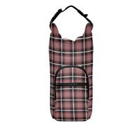 Caihoyu Sac avec porte-bouteille d'eau légère isolé sac pour bouteille d'eau 20/24/32/40 oz randonnée bouteille d'eau sac à dos à carreaux, multicolore, 1 size, Casual